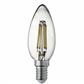 Dimmable E14 LED Filament Candle Lamp - 6W, 540Lm, W White