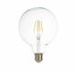 Dimmable LED Filament Globe Lamp (125mm) Clear Glass, E27 6W