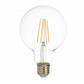 Pack Of 5 Dimmable LED E27 Filament Globe Lamp - Clear Glass