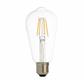 Pack 5 Dimmable LED E27 Filament Squirrel Lamp - Clear Glass