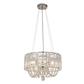 4Lt Ceiling Pendant Light with Fabric Wrap Shade
